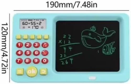 Plastic 2 in 1 Writing and Math Learning Machine Calculator, Child Age Group: 4-6 Yrs, Concentration