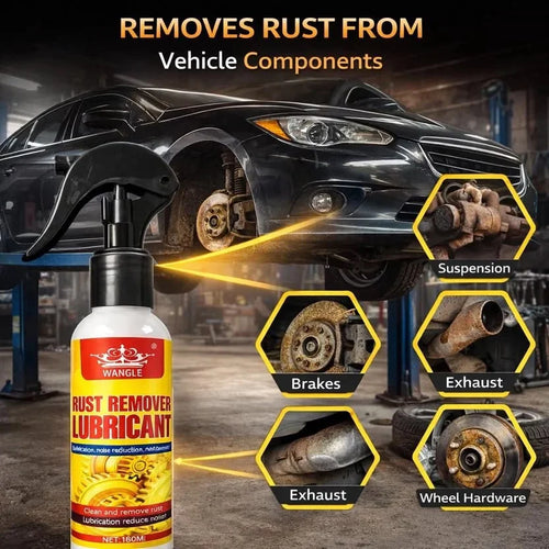 🔥Heavy-Duty Rust Remover & Penetrating Lubricant – Fast Rust Cleaning Solution for Cars, Bikes, Tools & Metal Surfaces💥